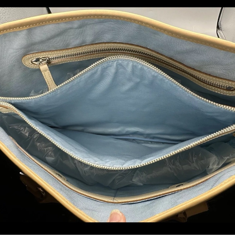 BURBERRY Nova Check medium Tote Bag Canvas Beige - Picture 3 of 8